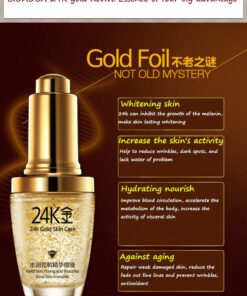 BIOAQUA 24K Gold Essence Collagen Skin Face Moisturizing Hyaluronic Acid Anti-Aging Mask Natural Extract 16 71ZQC5rfBQL