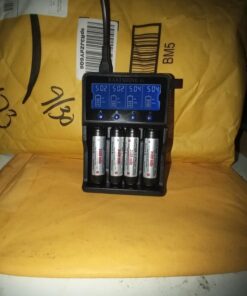 Universal Smart Battery Charger 4 Bay for Rechargeable Batteries NiMH NiCd AA AAA C Li-ion LiFePO4 IMR 18650 21700 20700 26650 14500 16340 18500 10440 18350 RCR123a LCD Display UL Listed 53 71ZQvp9RvvL