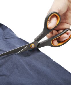 CCR Scissors 8 Inch Soft Comfort-Grip Handles Sharp Titanium Coating Blades, 4-Pack 22 71ZRBeMTfsL