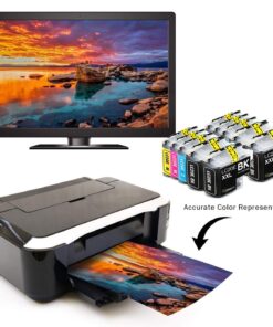 Alternative view of Limeink Compatible Ink Cartridges Replacement for Brother LC20e Ink Cartridges LC20e for Brother Printer Ink MFC-J985DW J5920DW J775DW J985DWXL for Brother LC20em Ink Cartridge (BK/C/M/Y) 10 Pack