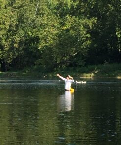 Skog Å Kust DrySåk Waterproof Floating Dry Bag with Exterior Zippered Pocket | for Kayaking, Rafting, Boating, Swimming, Camping, Hiking, Beach, Fishing | 10L & 20L Sizes 10 Liter Yellow 30 71ZRro7j DL 1