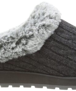 Skechers BOBS Women's Keepsakes - Ice Angel Slipper 6.5 Wide Charcoal 20 71ZS8nP7SOL 5