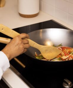 Joyce Chen Burnished Bamboo Wok Utensils, 3-Piece Stir Fry Set 3 inch 3 piece 13 71ZSBs2VkdL