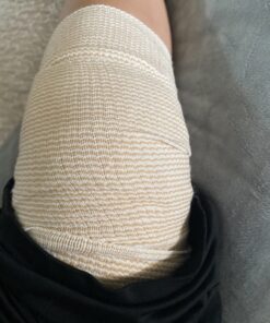 SPA SLENDER 6-inch Elastic Wrap - Compression Bandage with Hook and Loop Closure – Non-Latex Bandage Elastic Wrap for Injuries and Soreness – 2 pcs Washable Wide Elastic Bandage 2 Count 23 71ZSGNp5fL