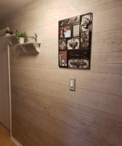 RoomMates York Wallcoverings ZB3347 Wide Wooden Planks Wallpaper, Gray/Black/Off White Gray/Black/Off-White 38 71ZSHIr5NVL