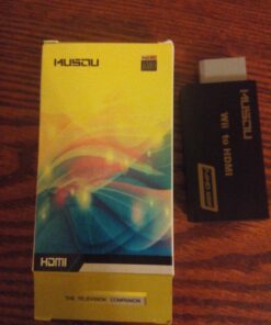 Musou WII TO HDMI Converter 720P 1080P HD Output Upscaling Adapter,black 44 71ZSRBoJWtL