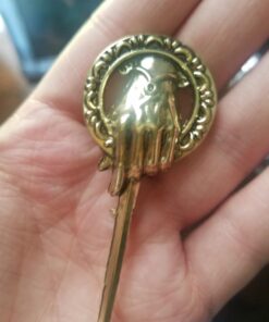 Graceful Goods GOT Antique Gold Tone Hand of The King Brooch 31 71ZSqnETpLL
