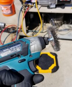 Forney 72733 Wire Wheel Brush, Coarse Crimped with 1/4-Inch Hex Shank, 2-1/2-Inch-by-.012-Inch 15 71ZSw9Djx5L