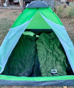 yodo Lightweight 2 Person Camping Backpacking Tent with Carry Bag, Multi Small package -Green 47 71ZTBJ0FwCL