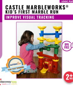Discovery Toys Castle MARBLEWORKS® Marble Run | Kid-Powered Learning | STEM Educational Building Block Toy Learning & Childhood Development 2 Years Old and Up 11 71ZTib4yz9L