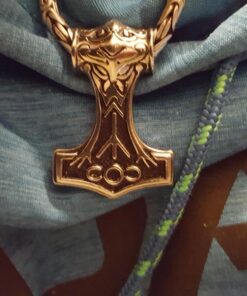 COPAUL Retro Men's Stainless Steel Quake Thors Hammer Pendant Silver 11 71ZTp3DbuaL