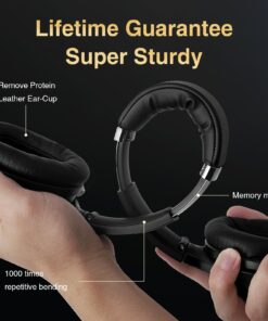 Bluetooth Headphones, Premium Active Noise Cancelling Wireless Headphones Over Ear, 50H Playtime, Hi-Res Audio, Deep Bass, Memory Foam Ear Cups for Travel, Home Office Bluetooth Headphones 40 71ZUi9IVyzL