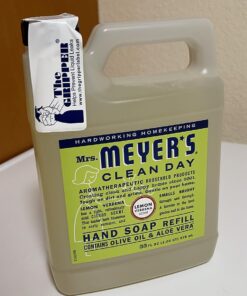 Mrs. Meyer's Clean Day Liquid Hand Soap Refill, Cruelty Free and Biodegradable Formula, Lemon Verbena Scent, 33 oz 34 71ZUxWHshEL