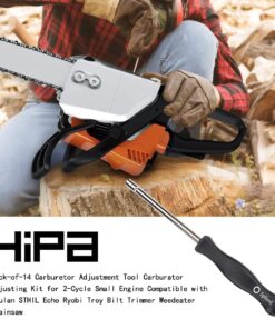 Alternative view of Hipa Pack-of-14 Carburetor Adjustment Tool Carburator Adjusting Kit for 2-Cycle Small Engine Compatible with Poulan STHIL Echo Ryobi Troy Bilt Trimmer Weedeater Chainsaw