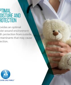 Dynarex 3036 DynaGuard Waterproof Dressing, Sterile, Four-Layer Composite Dressing, 6" x 6", Pack of 10 10 Count/6 X 6 Inch 1 14 71ZV8xtvGVL