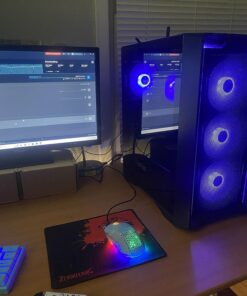 Skytech Gaming Nebula Gaming PC Desktop – Intel Core i3 12100F 3.3 GHz, NVIDIA GTX 1650, 500GB NVME SSD, 16GB DDR4 RAM 3200, 600W Gold PSU, 11AC Wi-Fi, Windows 11 Home 64-bit,Black 12100F | 1650 29 71ZVCTPp6L