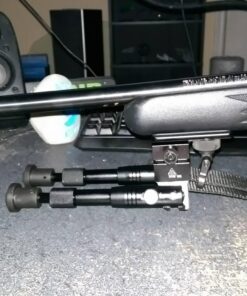 UTG Shooter's SWAT Bipod, Rubber Feet, Height 6.2"-6.7" , Black 44 71ZVQaIxyPL