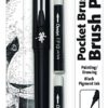 Pentel Arts Pocket Brush Pen, Includes 2 Black Ink Refills (GFKP3BPA) Pocket Brush Pen Original 2 71ZViJOOAHL