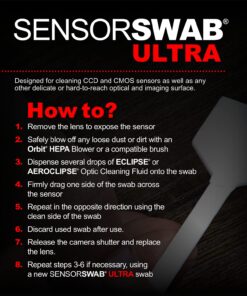 Photographic Solutions Sensor Swab Ultra Digital Imaging Sensor Cleaner - Pack of 12 (Type-3 (24mm)) Type-3 (24mm) 16 71ZVqCVPE3L