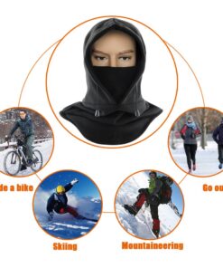 Anomasu Tactical Heavyweight Balaclava Outdoor Sports Mask Medium Black 15 71ZW8GIbgvL