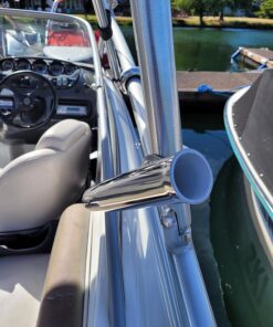 Amarine Made (2x) Stainless Tournament Style Clamp on Fishing Rod Holder for Rails 1-1/4" to 2" 33 71ZWaZQ4BL