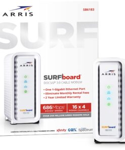 ARRIS® Surfboard® SB6183 Cable Modem, White DOCSIS 3.0 Modem Only 27 71ZWd6qdCgL