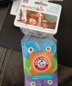 Munchkin® Arm and Hammer Diaper Bag Refills, 6 Pack, 72 Bags 72 Bag Refills 23 71ZWofD4M2L