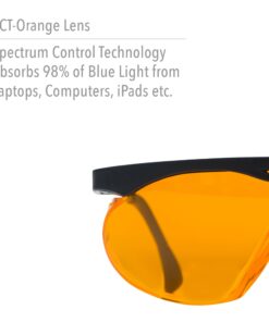 Alternative view of Honeywell Uvex Skyper Blue Light Blocking Computer Glasses with SCT-Orange Lens, (S1933X), S1933X-3 (3 Count) Skyper, 3-pack