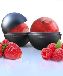 Chillz Ice Ball Maker Mold for Whiskey - Set of 2 Individual 2.5 Inch Ice Molds - Elevate Your Drinks with Slow Melting Spheres 2 x 2.5" Balls 1set 9 71ZXR2UzbQL