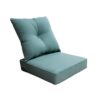 BOSSIMA Indoor/Outdoor Deep Seat Chair Cushion Set,Spring/Summer Seasonal Replacement Cushions Blue Lake 46 71ZXtkBNKL