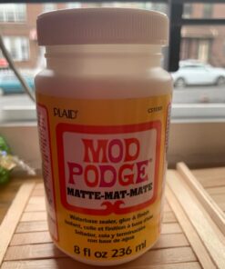 Mod Podge CS11301 Waterbase Sealer, Glue and Finish, 8 Oz, Matte 44 71ZYNymrITL