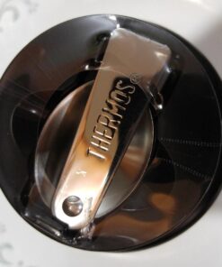 THERMOS Stainless King Vacuum-Insulated Food Jar with Spoon, 16 Ounce, Matte Black 38 71Za9KvcRL