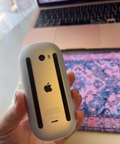 Apple Magic Mouse: Wireless, Bluetooth, Rechargeable. Works with Mac or iPad; Multi-Touch Surface - White 27 71ZaaMFDe L