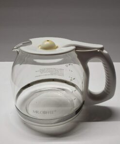 Mr. Coffee Replacement 12-Cup Glass Carafe, White - 19 71ZadefFspL
