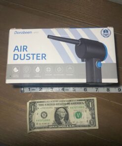 DOROBEEN Compressed Air Duster, Electric Air Duster, Cordless Air Duster, Canned Air Duster for Computer, Keyboard Cleaner, BLDC Motor - Stepless Speed - 6000mAh (Blue) AT07-B 26 71ZaeSxArJL