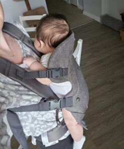 Infantino Flip Advanced 4-in-1 Carrier - Ergonomic, convertible, face-in and face-out front and back carry for newborns and older babies 8-32 lbs Grey 40 71ZatE6Y9bL