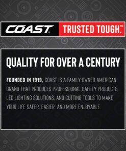 COAST® G50 Twist Focusing 355 Lumen LED Flashlight, Black 5 71ZayNQfzLL