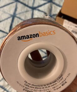 Amazon Basics 16-Gauge Speaker Wire Cable, 100 Feet, Bronze 1-Pack 36 71ZbGKzHKL
