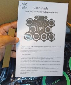 Portable Electronic Drum Set, MAZAHEI 9 Pads Electric Drum Kit with Dual Build-in Speaker, Kick Pedals, Drum Sticks, Ideal Gifts for Kids Beginners, Birthday & Christmas Green 23 71ZbGqvxRAL