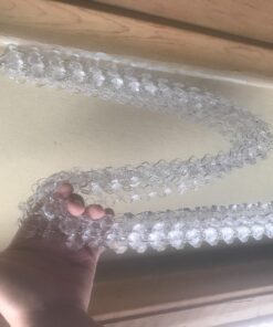 KUPOO Magnificent 16 Feet Crystal Acrylic Gems Bead Strands, Manzanita Crystals, Tree Garlands, Christmas Decoration 36 71ZbL8IErWL