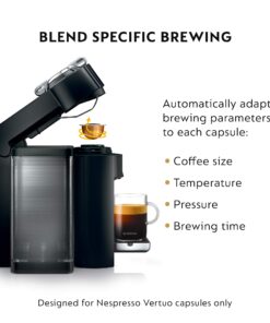 Nespresso Vertuo Coffee and Espresso Machine by De'Longhi, Piano Black Machine Only 24 71ZbPYuE9YL 1