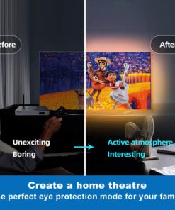 Tenmiro 65.6ft Led Strip Lights, Ultra Long RGB 5050 Color Changing LED Light Strips Kit with 44 Keys Ir Remote Led Lights for Bedroom, Kitchen, Home Decoration 35 71ZbencRj2L