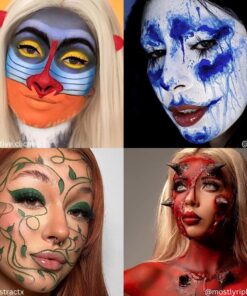 Alternative view of Mehron Makeup Paradise Makeup AQ 8 Color Basic Palette | Magnetic Refillable Body Paint & Face Paint Palette | Professional Water Activated Makeup for Costumes, SFX, Halloween, & Cosplay