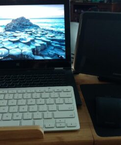 Sofia + Sam Multi Tasking Lap Desk with Adjustable Tilt Surface | Mouse Pad | Fits Laptops Up to 15" | Tablets Up to 9.6" | Smart Phones Up to 3.5" | Natural | | Computer Lap Tray 32 71ZbmYNpXWL