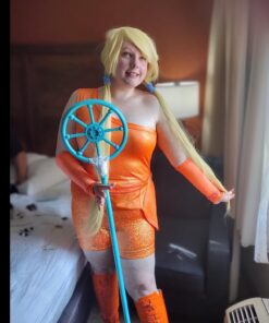 MapofBeauty 40" 100cm Anime Costume Long Straight Cosplay Wig Party Wig (Blonde) Blonde 33 71Zc0E1Ku6L