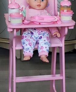 Melissa & Doug Mine to Love Time to Eat Doll Accessories Feeding Set (8 pcs) , Pink 14.3 x 11.2 x 2.8 Multi-color 28 71ZcLyUoTcL