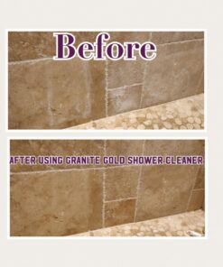 Granite Gold Shower Cleaner Spray for Quartz, Granite, Marble, Ceramic, and Other Stone Tub Surfaces, Made in the USA, 24 Ounces, Gold 14 71ZcjfIiQJL