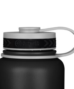 OuterEQ 32 oz Vacuum Insulated Stainless Steel Water Bottle Black 20 71ZeMiluAL