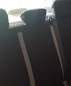 FH Group Automotive Seat Covers Trendy Corduroy Bucket Full Set with Gift- Universal Fit for Cars Trucks and SUVs (Black/Gray) FB032115 42 71ZekEobnpL