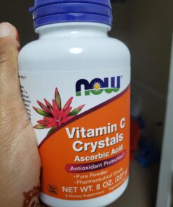 NOW Supplements, Vitamin C Crystals (Ascorbic Acid) Powder , Antioxidant Protection*, 8-Ounce 8 Ounce (Pack of 1) 24 71ZfJI3GmsL